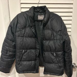 Men’s Large Steve and Barry’s Down Jacket Black